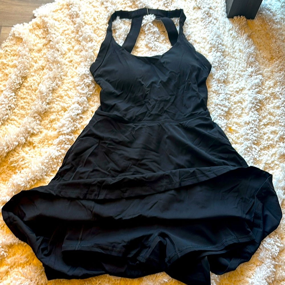 Black healthyoga new without tags m bathing suit
